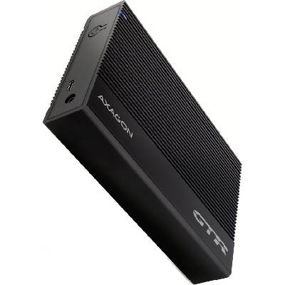 AXAGON hliníkový box s žebrováním pro 3,5" SATA SSD/HDD / EE35-GTR / USB-C 3.2 Gen1 / kabel 80cm