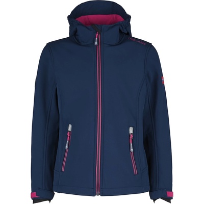 TROLLKIDS Детско софтшел яке Trollkids Girl's Trollfjord Jacket Softshell jacket - Navy / Magenta - размер 98 (EU) (703-2073-0411)