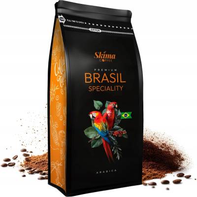 SKIMACOFFEE Premium Brasil Speciality 100% Arabica mletá 0,5 kg