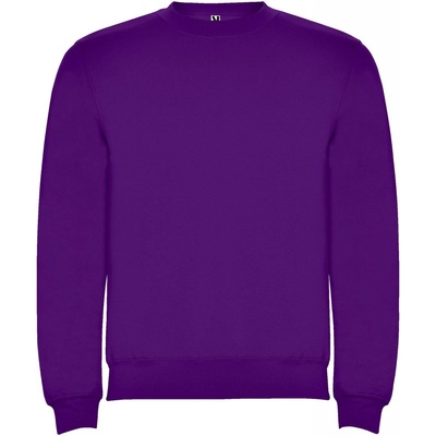 Clasica unisex s výstrihom crewneck fialová purpurová