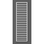 Zehnder Subway - Баня радиатор 155x60 см, прав, централно свързване 5 см, бял лак SUB-150-060 (SUB-150-060)