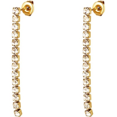 Ornamenti Pozlacené náušnice with Rhinestones OOR300145
