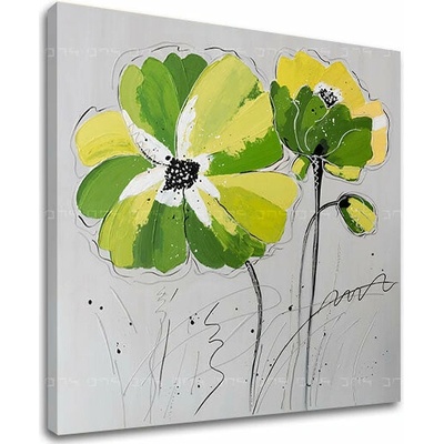 Obraz na plátne KVETY - 40x40 cm
