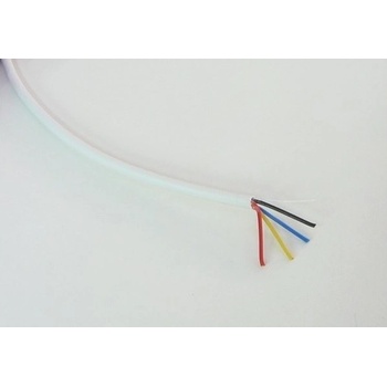Ledshopik RGB kabel 4-žílový kulatý 4x0,19mm