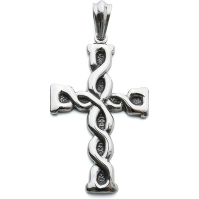 BM Jewellery Přívěsek propletený kříž z chirurgické oceli S11068105