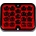 KT Trade Led Лампа за мъгла single led/1, 9w/12v ip67 червена (kt0033)