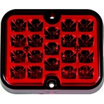 KT Trade Led Лампа за мъгла single led/1, 9w/12v ip67 червена (kt0033)