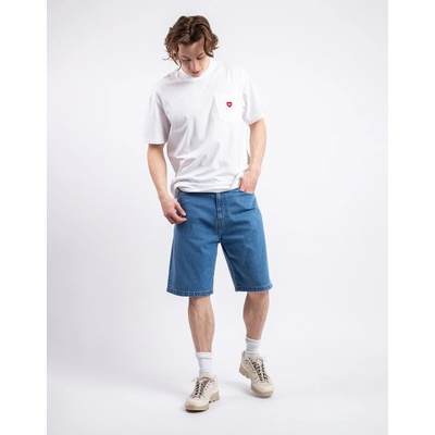 Carhartt WIP Landon Short Blue heavy stone wash