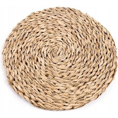 TIN TOURS Okrúhla podložka z morskej trávy Boho 20cm