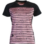 Zimtstern Дамска фланелка с къс ръкав за колоездене Zimtstern Women's Techzonez Shirt S/S Cycling jersey - Blush / Pirate Black (156-1062-0312)