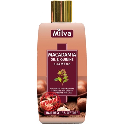 Milva šampon Makadamiový olej a Chinin 200 ml