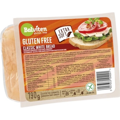 Balviten Chlieb svetlý krájaný bez lepku 190 g