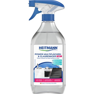 Brauns-Heitmann GmbH & Co. KG Germany HEITMANN Power за почистване на гланцирани, матирани повърхности и стъкло, 500 мл