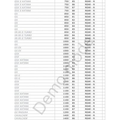 Brzdové destičky 622 SM1 pro SUZUKI 2H97572112