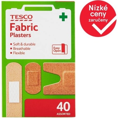 Tesco Textilní náplasti 40 ks