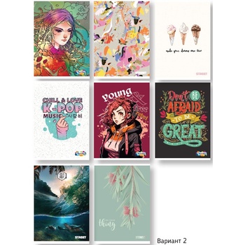 Image 1 of Тетрадка с телчета А4, 40 листа, широки редове, момичета (20061-А-2023/2)