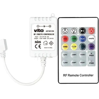 VITO Ir КОНТРОЛЕР rgg 12v(72w)-24v(144w) vito (6970233838180)