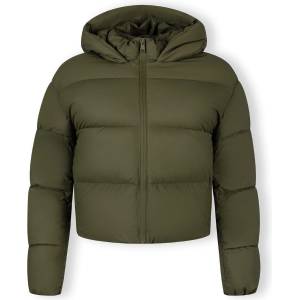 Minoti Яке Minoti Women short water repellent quilted jacket with hood khaki - Khaki
