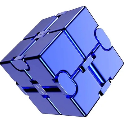 Infinity Cube Antistresová kocka kovová modrá
