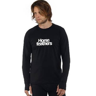 Horsefeathers Riley LS Black XL
