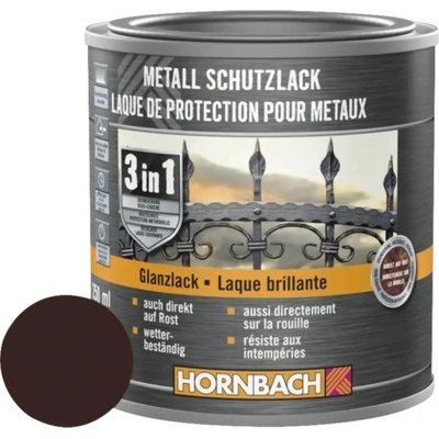 Hornbach na kov 3v1 hnedá, lesklá 250ml