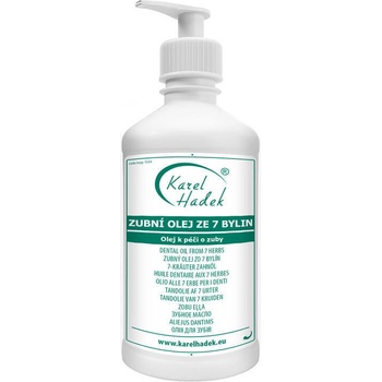 KH zubní olej ze 7 bylin k péči o zuby při parodontóze 500 ml