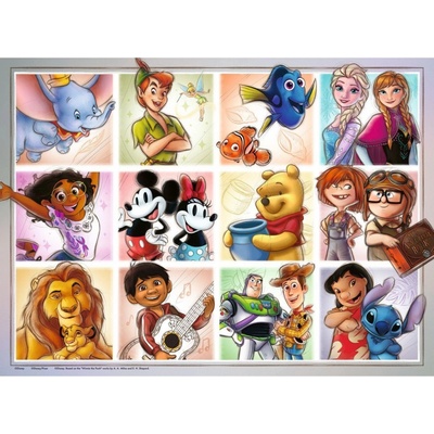RAVENSBURGER Marvel Disney postavy XXL 100 dílků