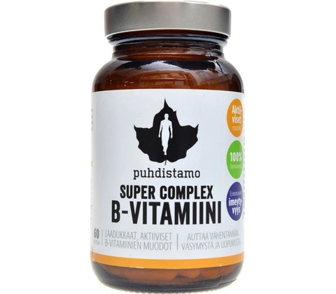 Puhdistamo Super Complex B-Vitamiini 60 kapsúl