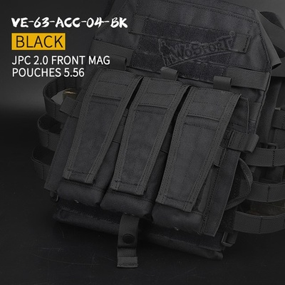 Wosport Přední platforma s 5.56 zásobníkovými pro JPC vestu 2.0 černá