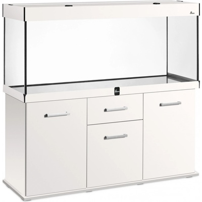 Diversa Solid LED akvarijní set rovný bílý 450 l