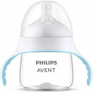 Philips Преходно шише Philips Avent - Natural Response 3.0, с биберон 6m+, 150 ml (SCF263/61) - ozone