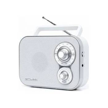 Muse Portable Radio M-051RW White, AUX in
