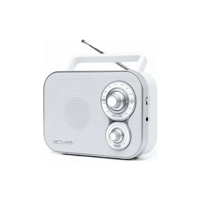 Muse Portable Radio M-051RW White, AUX in