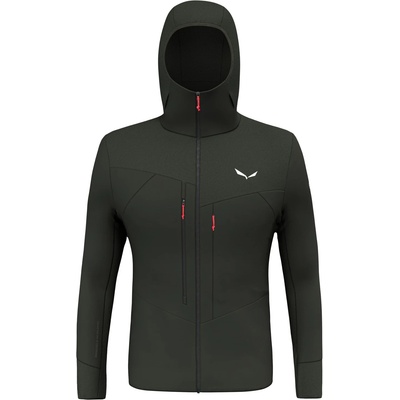 Salewa Мъжко поларено яке Salewa Agner PolarLite Hooded Jacket Fleece jacket - Dark Olive / 0910 - размер 54 (EU) (005-4415-0315)