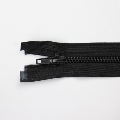 Pro Háčkování Spirálový zip dělitelný 90 cm černý