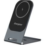 Energizer WCP102 Безжично Qi зарядно устройство (15 W)+ магнитна (MagSafe) стойка за телефон (ENE812378)
