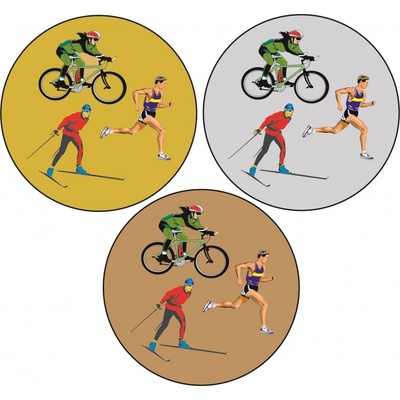 VIZINGR Triatlon zimní MINI loga L1č.53