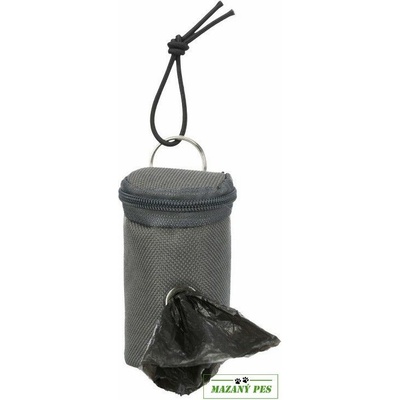 Trixie Nylonové pouzdro na sáčky na trus 2 role sáčků á 15 ks různé barvy šedá