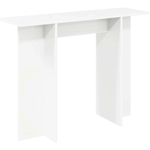 vidaXL Конзолна маса Бяло 100 x 30 x 75 см Инженерна дървесина (8001167)