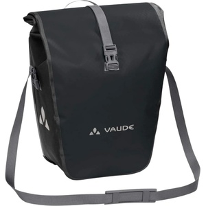 VAUDE bicycle bag for luggage rack Aqua Back Single 1 x 24 L in black, rear wheel bag waterproof, bicycle luggage rack bag at the back, easy attachment - Made in Germany - 12413 (12413)