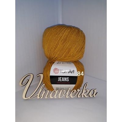 YarnArt Jeans 84 horčicová