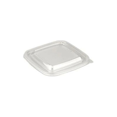 ECOFOL Plastové víčko PET hranaté pro misky 160x160 mm 375/500/625/750/825 ml transparentní bal/75 ks