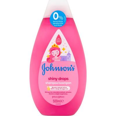 JOHNSON'S Shiny Drops Šampon pro děti s arganovým olejem 500 ml