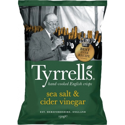 Tyrrells Chips sůl & jablečná ocet 150 g