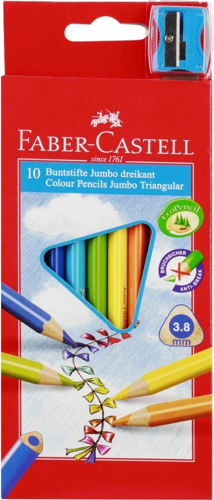 Faber-Castell 116510 Junior Triangular 10ks