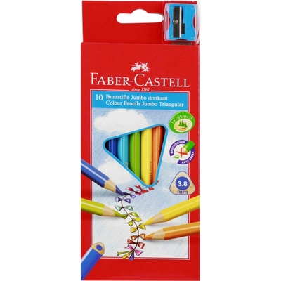 Faber-Castell 116510 Junior Triangular 10ks