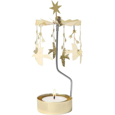 Rotující svícen Starling Gold Pluto Design