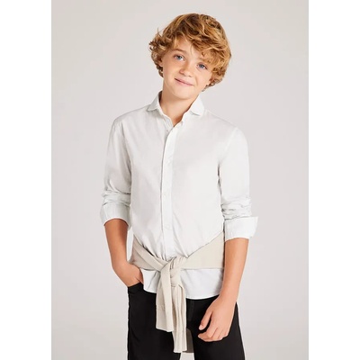 MAYORAL Риза в бял цвят с дълъг ръкав за момче Mayoral