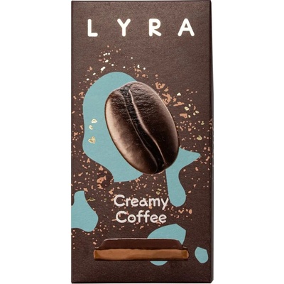 Lyra Creamy Káva hořká čokoláda s kávovou náplní 80 g