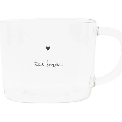 Bastion Collection s Skleněný hrnek Tea Lover čirá barva sklo 400 ml
